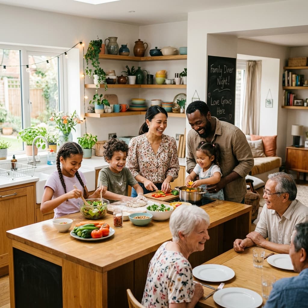 Diverse and supportive family home environment
